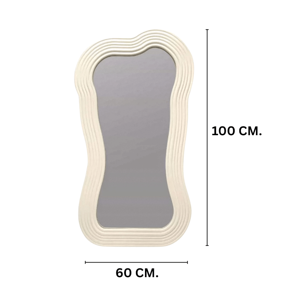 กระจกตั้งพื้น MY DOLLS HOUSE ZENN 100 CM. สีขาว